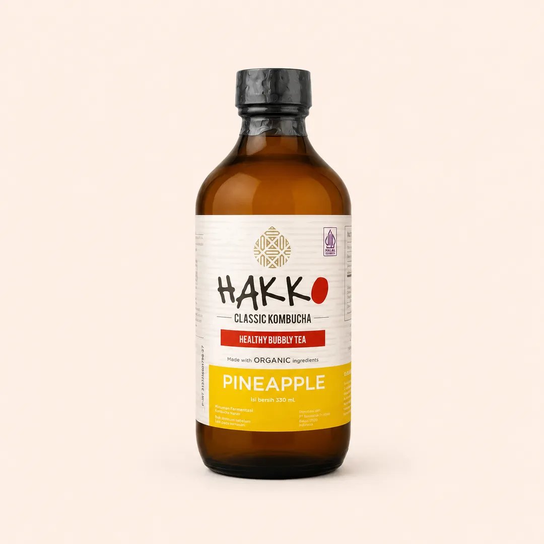 Hakko Classic Kombucha Pineapple 330ml