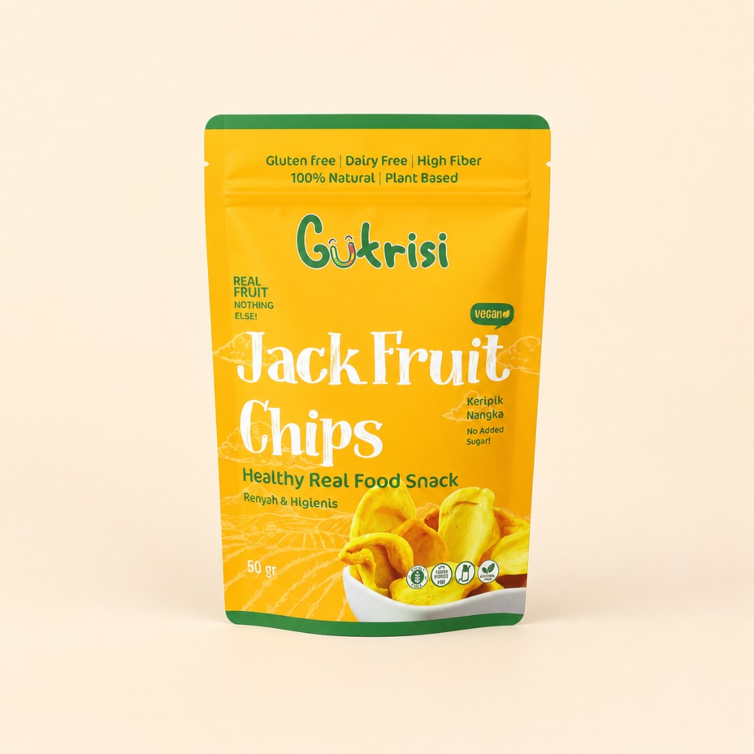 Gutrisi Jack Fruit Chips - Keripik Nangka Asli Tanpa Gula 50gr image