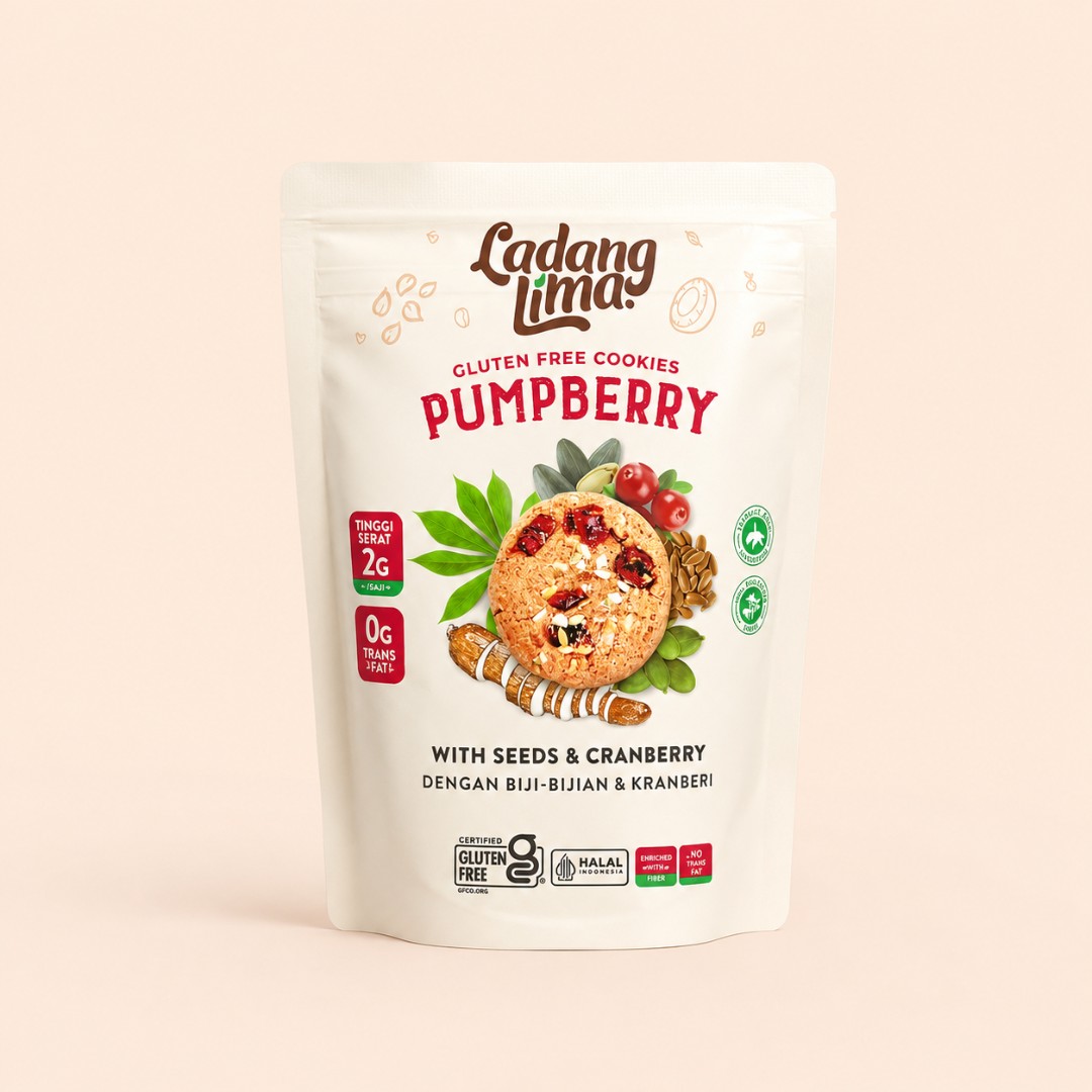 Ladang Lima Pumpberry Cookies Gluten Free 180g image
