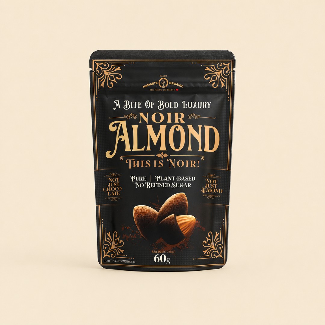 Namaste Organic Noir Almond - Dark Chocolate Roasted Almonds image