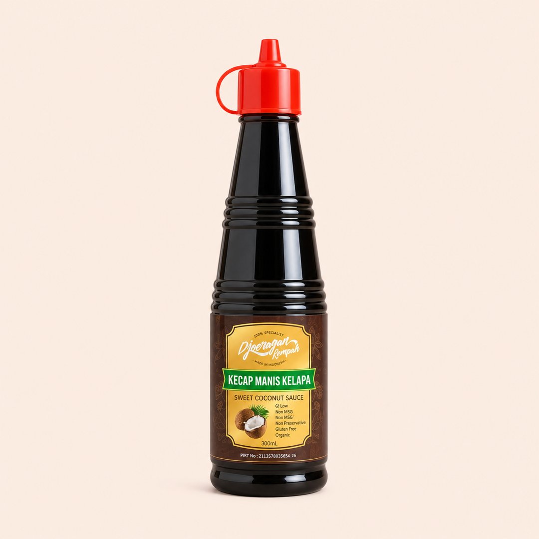 Djoeragan Rempah Kecap Manis Kelapa - Kecap Kelapa Non-Kedelai 300ml cover