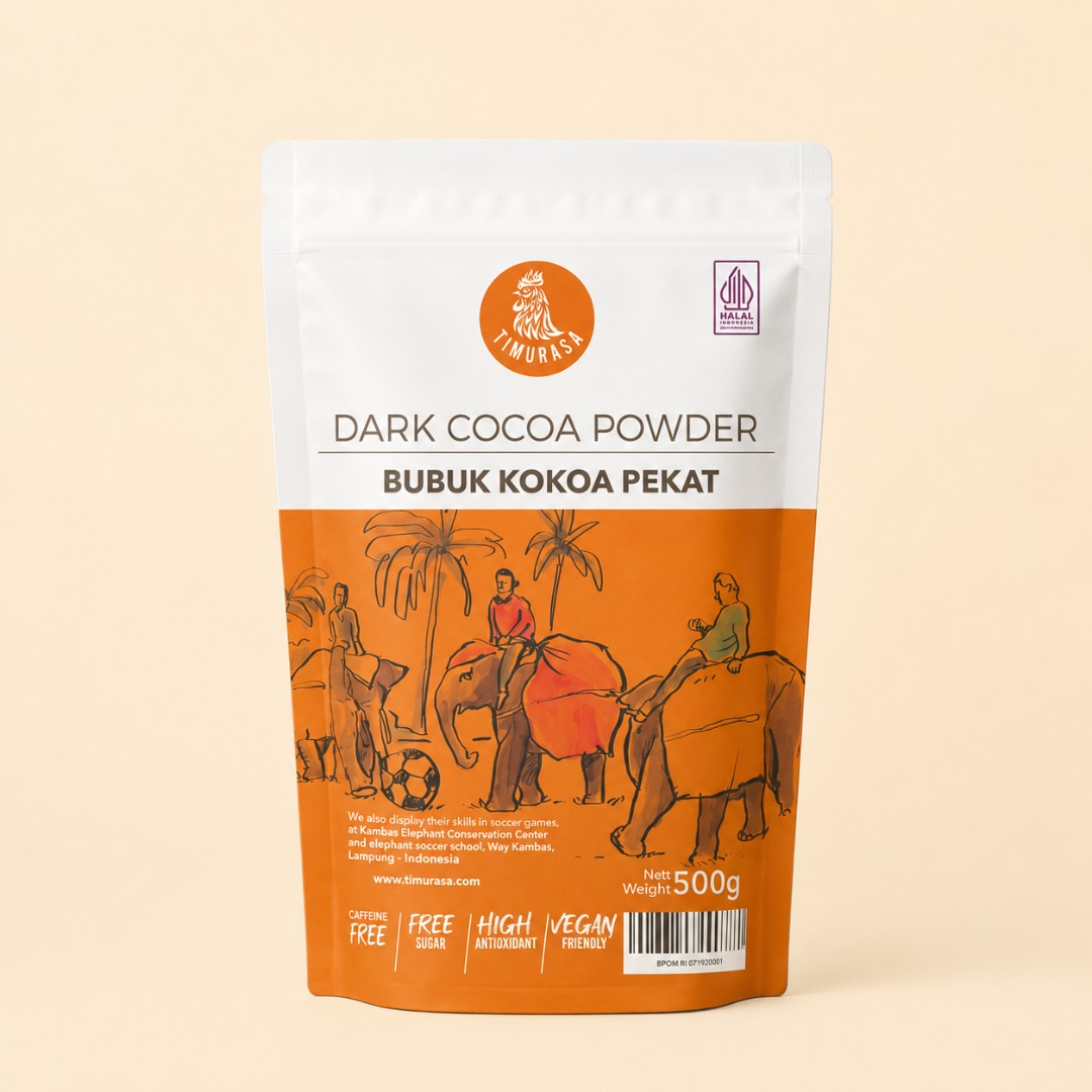 Timurasa Dark Cocoa Powder 500g - Bubuk Kokoa Pekat Murni image