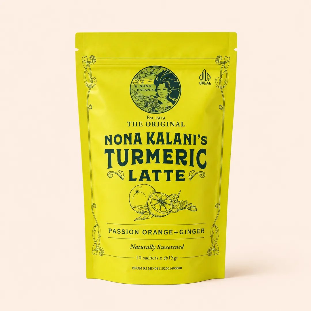 Nona Kalani's Turmeric Latte Passion Orange Ginger