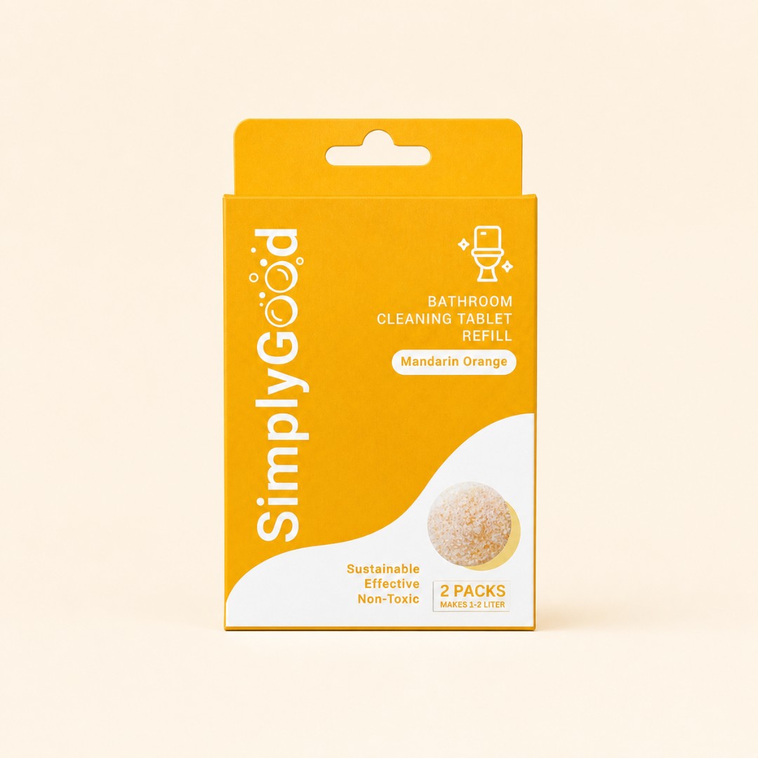 SimplyGood Bathroom Cleaning Tablet Refill - Mandarin Orange (2 Packs) image